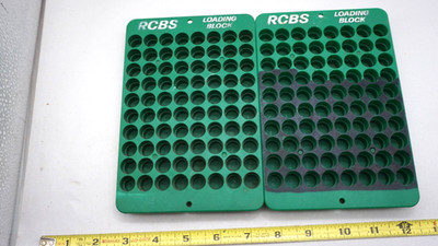2 RCBS Case Loading Blocks for Ammo reloading free ship USA