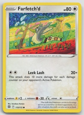 Farfetchd 115/172 Komiya - Brilliant Stars - EN - NM - Pokemon TCG