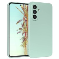 HandyhüLle FüR Samsung Galaxy A56 Silikon Back Cover Schutz Handy Case MintgrüN