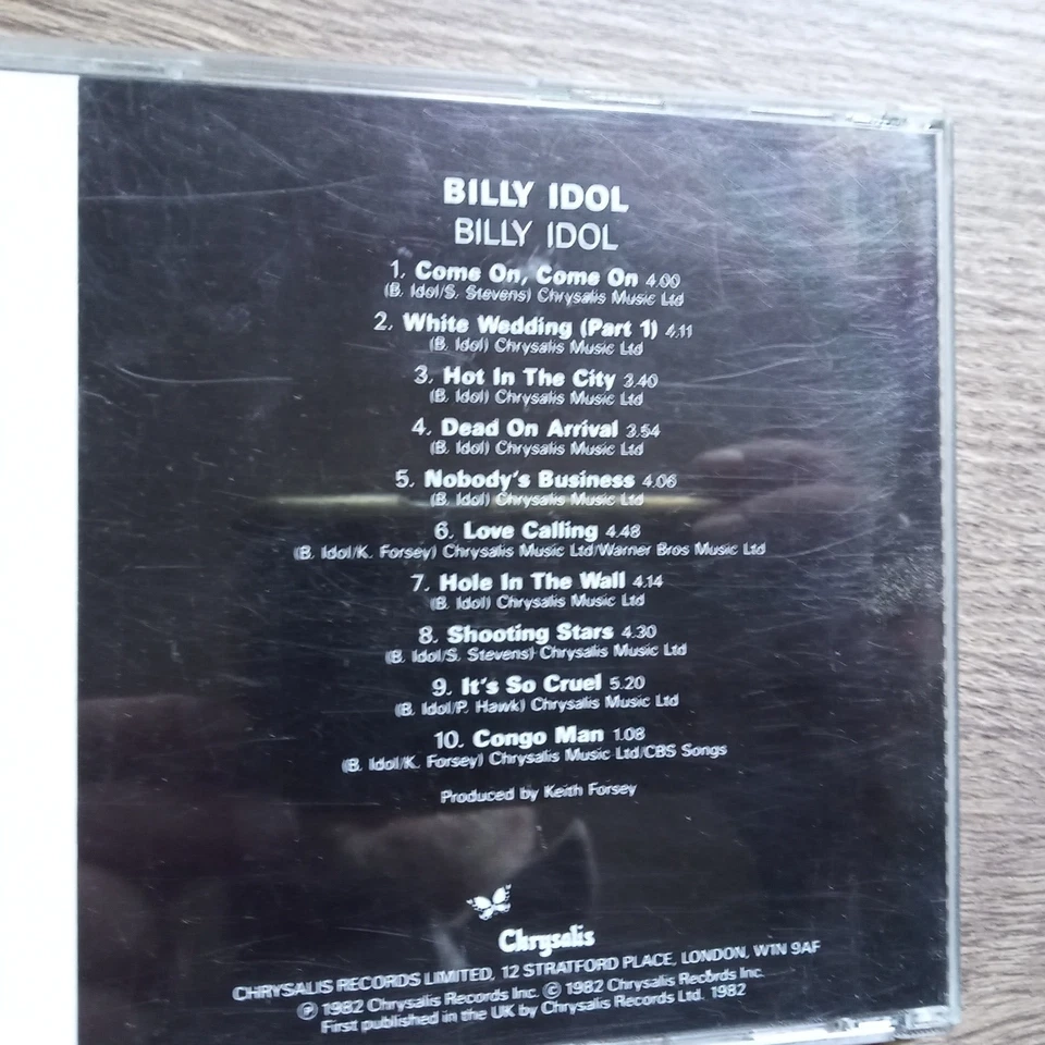Billy Idol - Billy Idol - CD 1982 - Bild 2 von 2