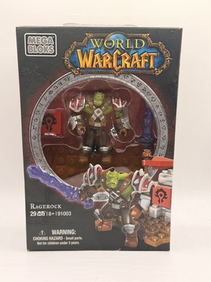 2012 Mega Bloks World of Warcraft Ragerock 91003 NEW Sealed Orc Warrior Horde