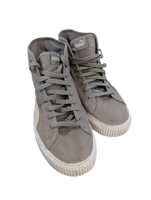 Puma Mens Ever Mid 385847-09 Gray Lace-Up Athletic Sneaker Shoes Size 10