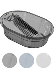 19 Inch Large Washboard For Hand Washing Clothes Basin With Washing Board For...