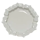 Vintage Large Heavy (~3 lbs) Milk Glass Cigar Ashtray 9" Stunning-Mint Condition