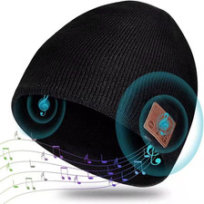 Bluetooth Beanie Hat for Men, Music Men Hat Christmas Beanie Black Hat, Winter S