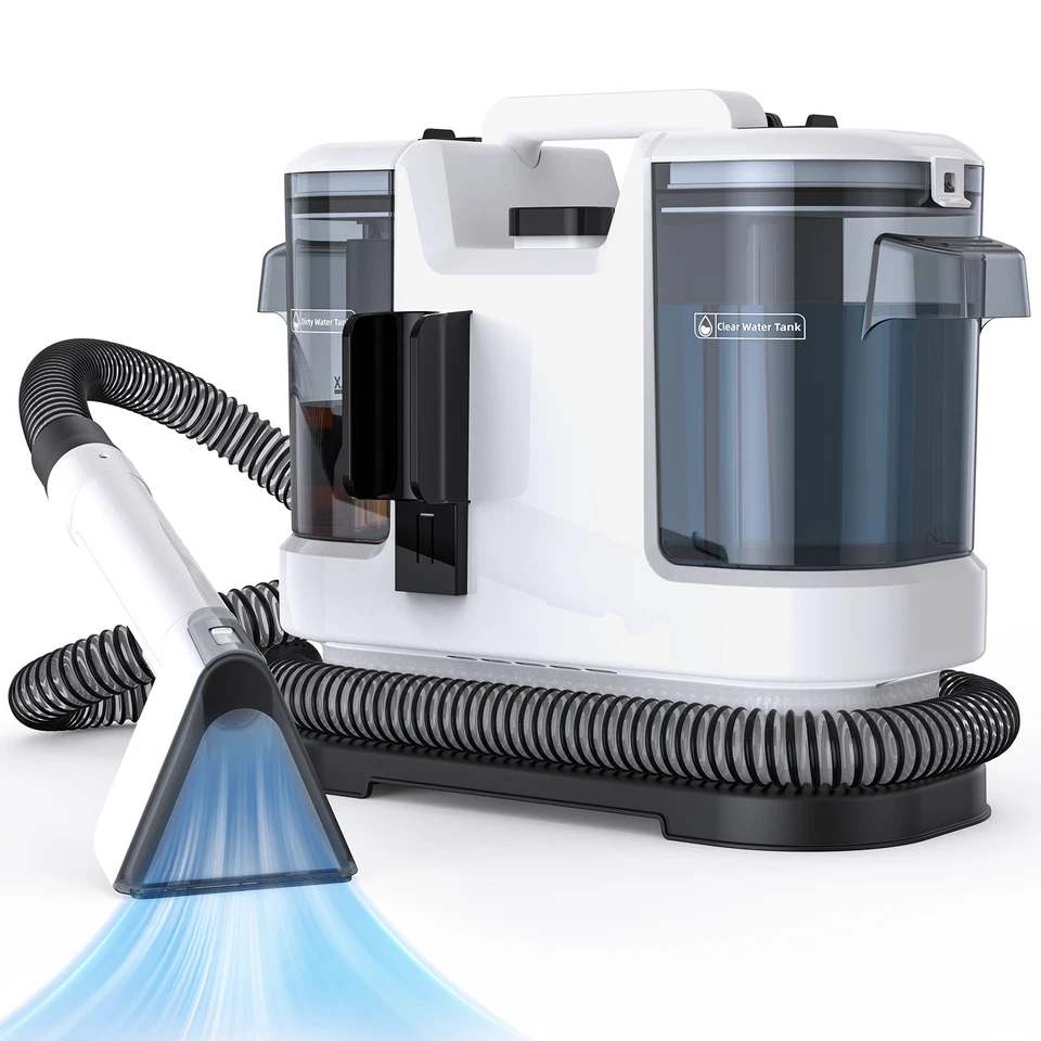 Lubluelu 13,5Kpa Waschsauger Teppichreiniger Fleckenreiniger Polsterreiniger