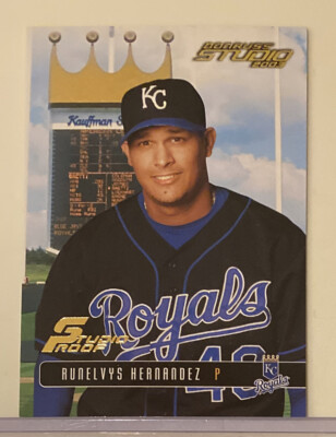 2003 Donruss Studio Studio Proof #43 Runelvys Hernandez #87/100