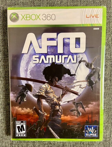 Afro Samurai Microsoft Xbox 360 2009 Fuera de existencia con funda NUEVO SELLADO DE FÁBRICA - Imagen 5 de 20