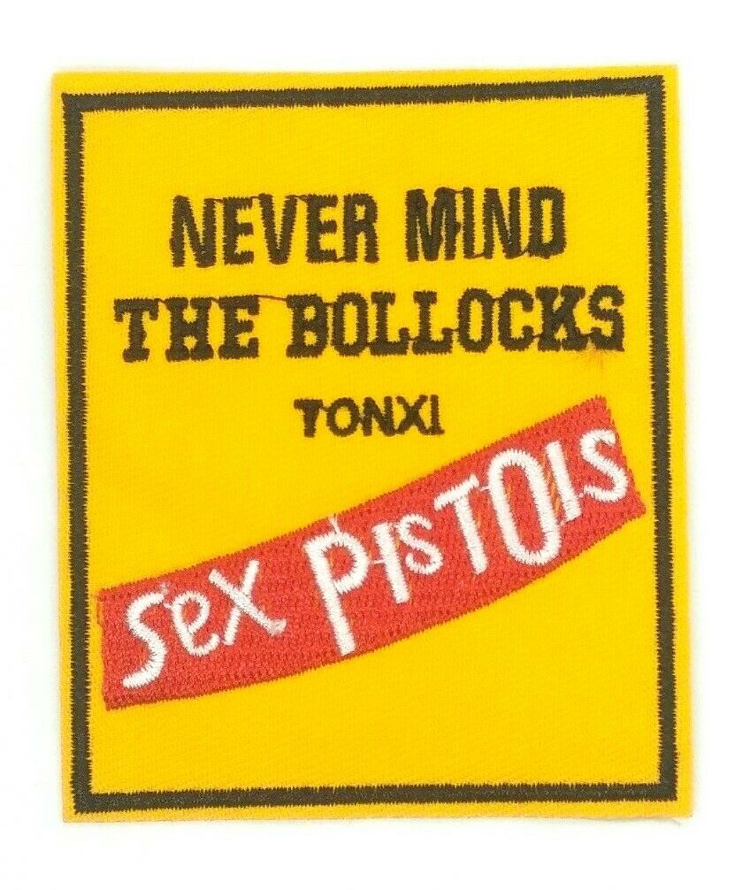 Never Mind the Bollocks Tonxi Sex Pistols Embroidered Iron