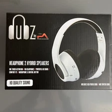Dubz HD Headphone USB Power 2 Hybrid Speakers Hi Definition Over Ear Comfort Fit
