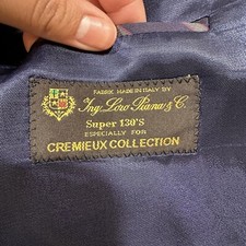 Cremieux Collection Sport Coat Mens 50R Ing Loro Piana Super 130 Pinstripe