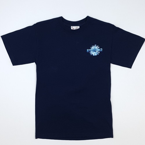 Vintage Disney World Splash Mountain T-Shirt Small Navy Blue Large Print Cotton - Picture 2 of 19