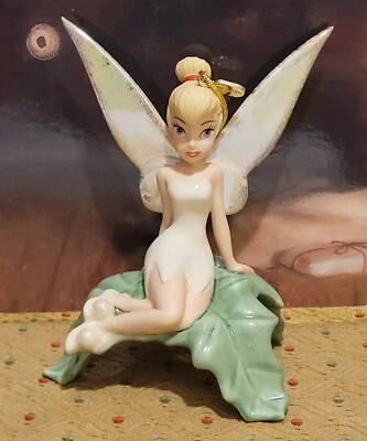 Lenox Disney 2022 Tinker Bell Sitting Pretty Christmas Tree Ornament New In Box 