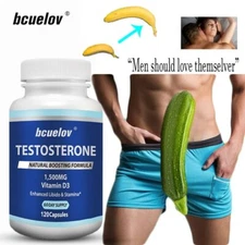 Testosterone Boosting Formula Muscle Growth Male Enhancement Vitamins Capsules