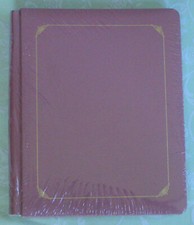 Creative Memories 8 X 10 Mulberry Reflections Scrapbook Album With Gold Trim
