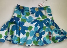 NWT Vintage Gymboree POOL PART Y Size 6 Twirl Skirt Blue Green