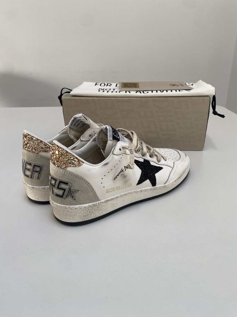 スニーカー Golden 'Ball Star' Sneakers Golden Goose Ball Star Sneaker White Leather/Gold/Black