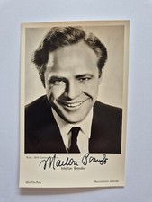 Marlon Brando Autogramm Ufa Original Signatur