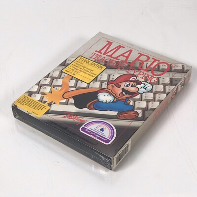 Mario Teaches Typing Interplay (PC, 1994) (5 Copy Edition) (Brand New Sealed)