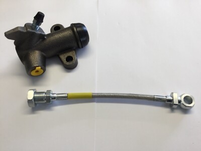 CLASSIC MINI CLUTCH SLAVE CYLINDER & STAINLESS HOSE VERTO CLUTCH  1983 - 2000 
