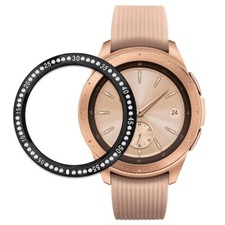 Durable Bling Diamond Bezel Ring Cover f Samsung Gear S3 Frontier SM-R765V NEW
