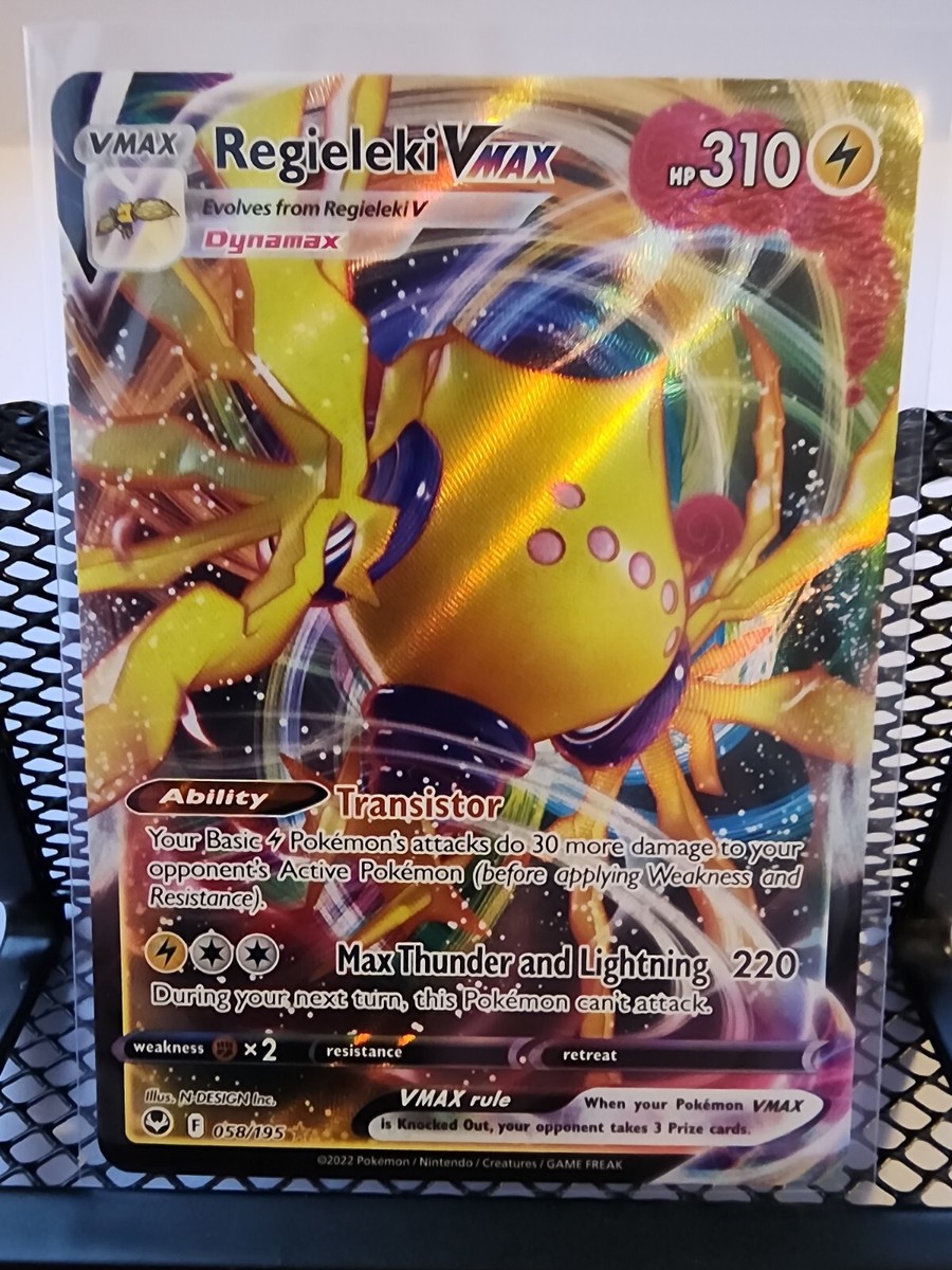 regieleki vmax pokemon card value Regieleki VMax - 198/195 Hyper Secret Rainbow Rare