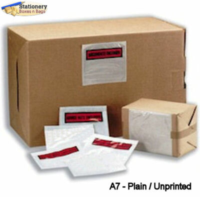1000 A7 SCHLICHTE unbedruckte Dokument Adressmappen Etiketten 113x110mm selbstklebend 