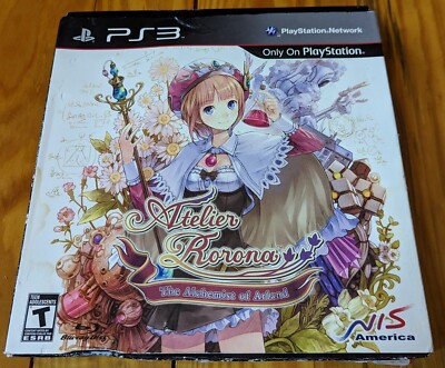 Sony PS3 2010 Atelier Rorona The Alchemist of Arland, Premium Ed Big Box version