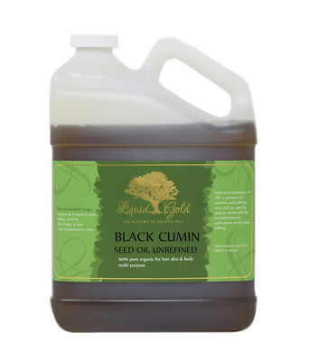 GALLON PREMIUM BLACK CUMIN OIL 100%PURE ORGANIC COLD PRESSED UNREFINED FRESH