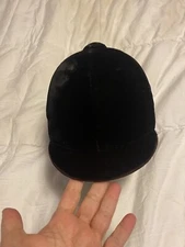 Equi-Royal Pony Club Riding Helmet Hat Equestrian Velvet Size 6-7/8 Or 7-5/7