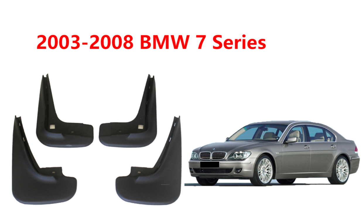 Mud Flaps Splash Guards Fender Mudguards For 2003-2008 BMW 7 Series-image