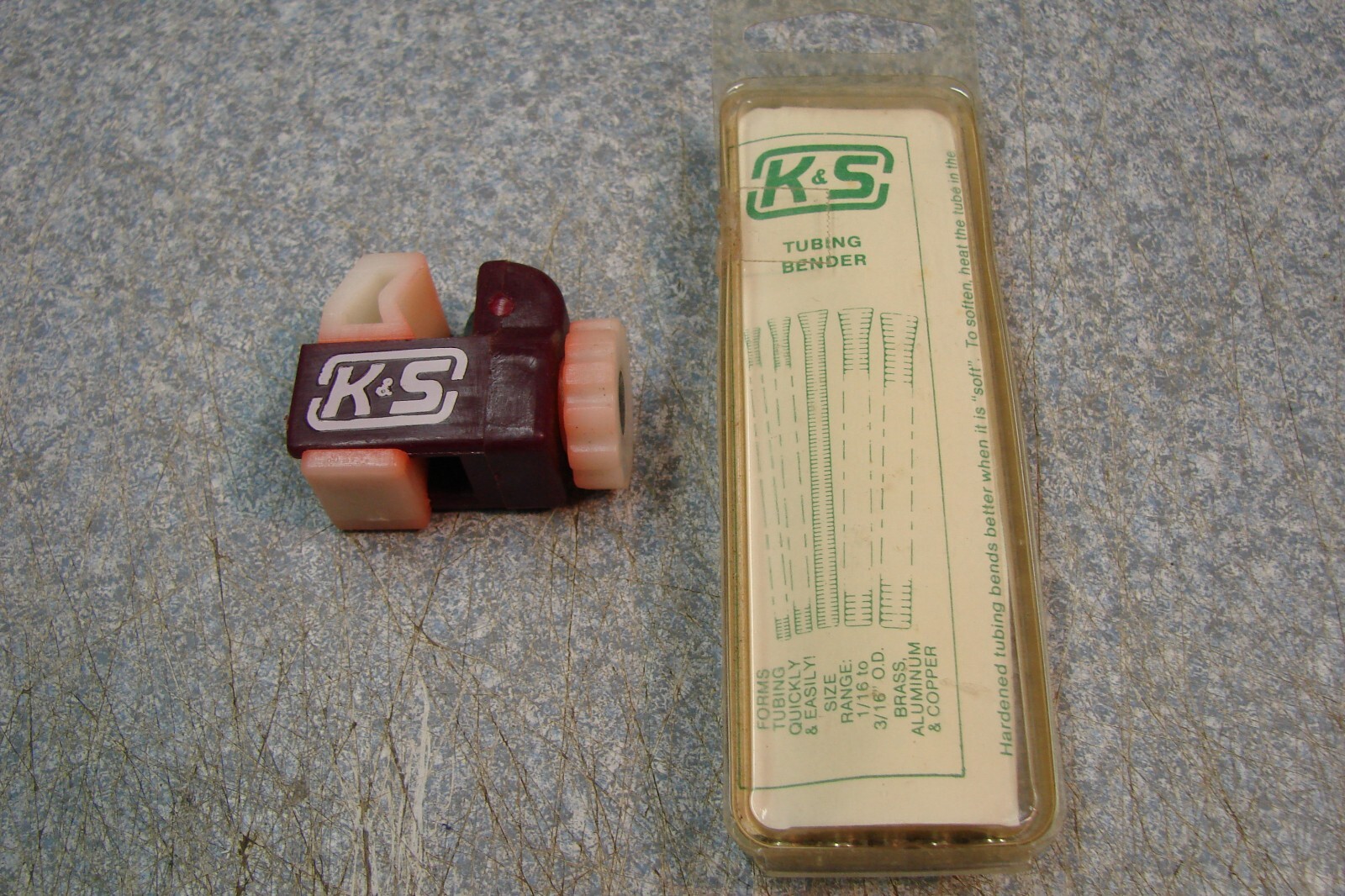K&S Tubing Bender Kit For Brass Copper & Aluminum 1/16" to 3/16" plus