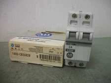 ALLEN-BRADLEY MOTOR CIRCUIT BREAKER 1492-CB2G020 2AMP 480VOLT 2POLE NIB