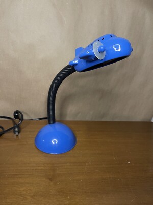 Vintage Target? Blue Airplane Lamp With Adjustable/ Movable Neck