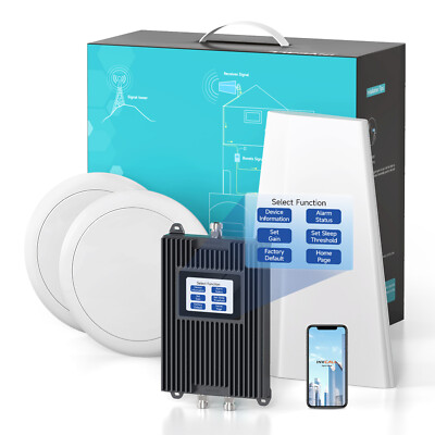 4G 5G Cell Signal Phone Booster Band 12/13/17/2/4/5/25 Kit AT&T Verizon T-mobile