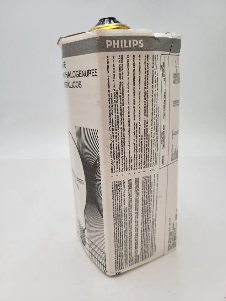 4PC Philips 27484-5 Metal Halide HID Light Lamp Bulb Clear 4000K ED28 250 Watt - Image 3 of 4
