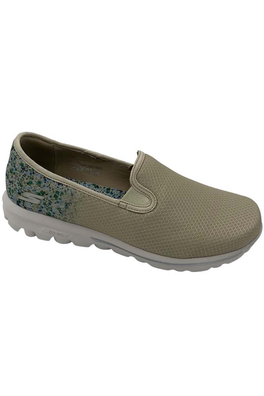 Классические моющиеся слипоны Skechers GOwalk Spring Joy Elixir Natural