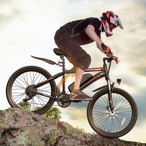 500W Electric Bike for SALE,26'' Mountain Bike 21Speed Commuter Ebike 48V Motor^ - Picture 13 of 54