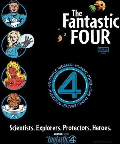 Fantastic Four First Steps Premium Matte Vertical Poster - 2025
