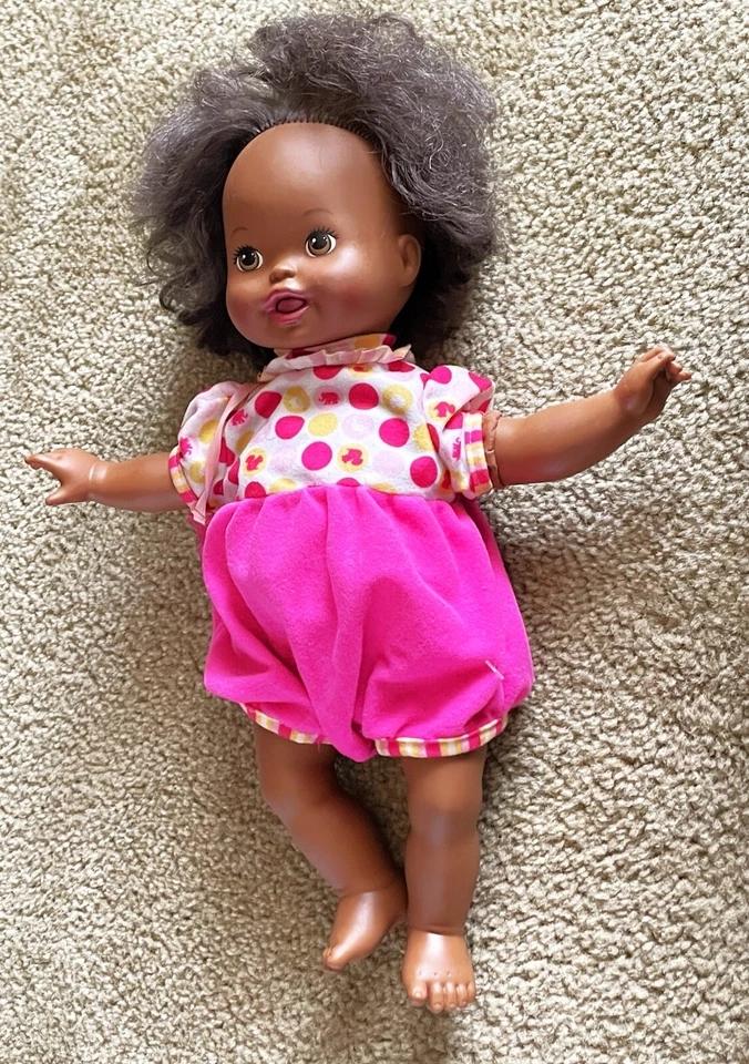 Mattel Little Mommy Laugh and Love Baby Doll Interactive  African American - Image 3 of 4