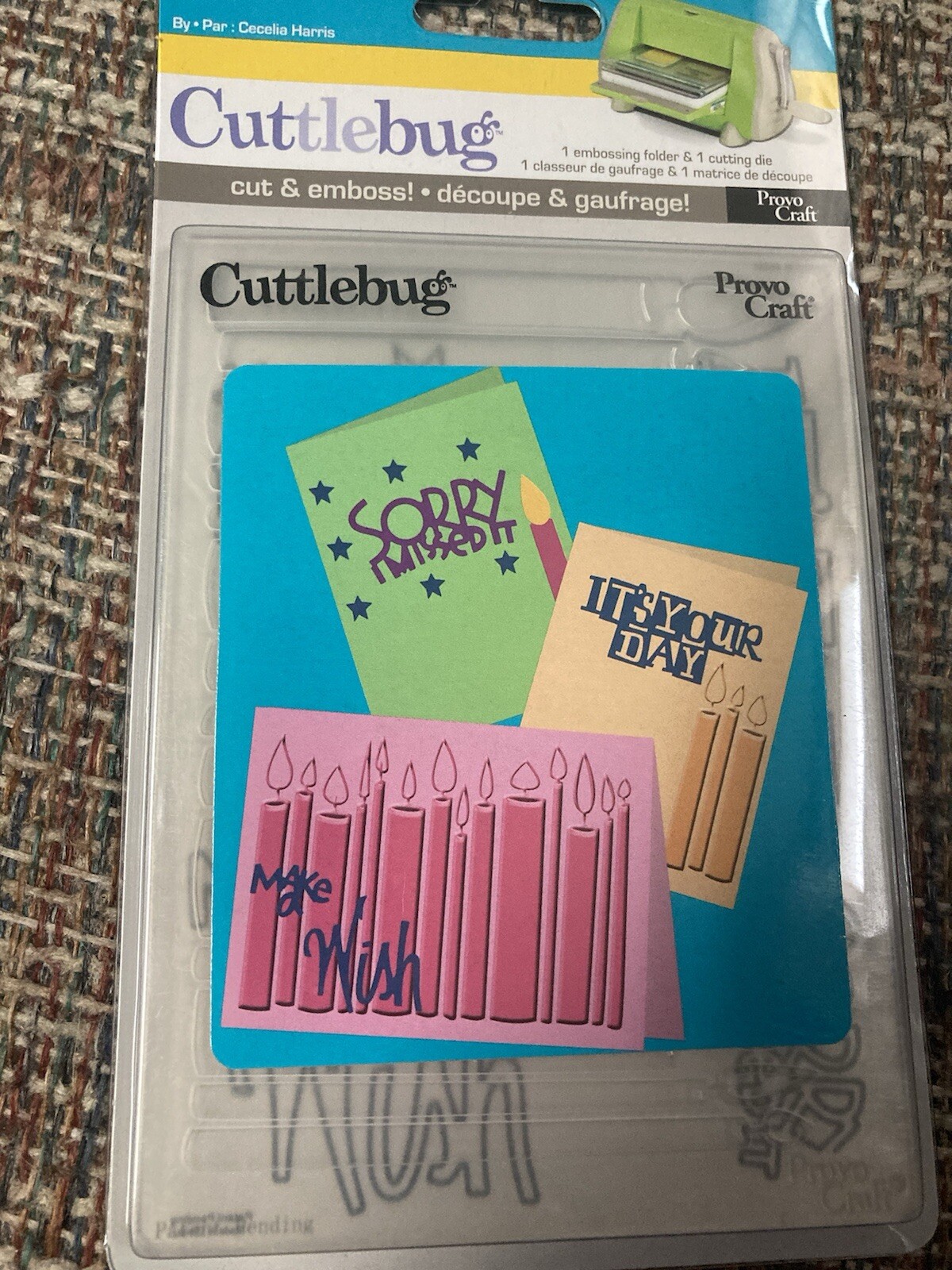4 Sets Of Cuttlebug Embossing Folders New