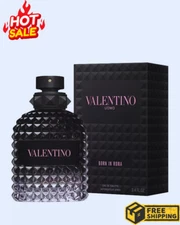 Valentino Born in Roma Eau de Toilette for Men - 3.3oz, New & Authentic