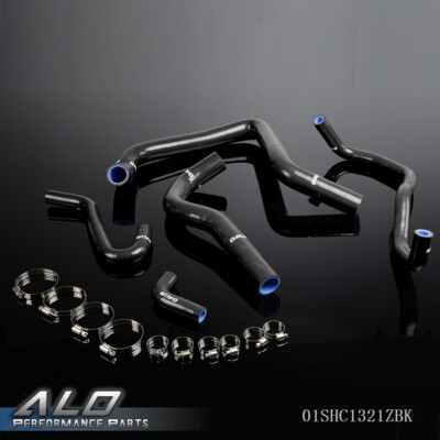 Fit For Honda Acura Integra DC2 DB6/DB8 B18C Black Silicone Radiator Hose Kit