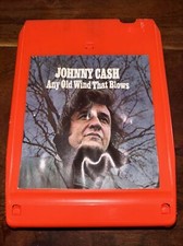 Johnny Cash Any Old Wind That Blows 8 Track Tape 1973 CBS  CA-32091 Vintage
