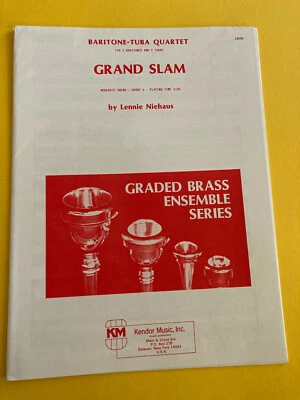 Grand Chelem, Lennie Niehaus, Quatuor de tuba baryton, grade 4 - Photo 1/2