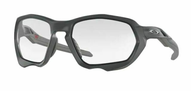 Oakley Plazma 59-18-126mm Occhiali da Sole Rectangli Grigi con Lenti  Fotocromatiche Non-polarizzate | Acquisti Online su eBay
