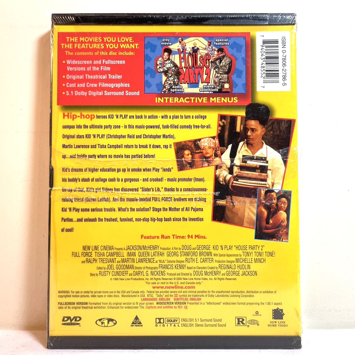 HOUSE PARTY 2 (1991) DVD Kid 'N Play - Comedy Drama Music NEW | eBay