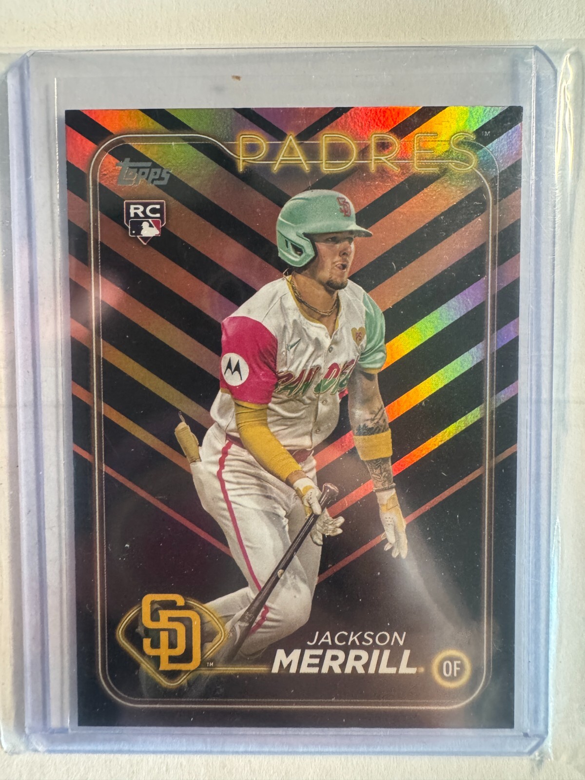 K317,862- 2024 Topps Update Halloween Orange & Black Foil #US210 Jackson Merrill