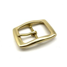 Solid Brass Belt Buckle 40mm Durable Leather Belt Fasten Hardwares