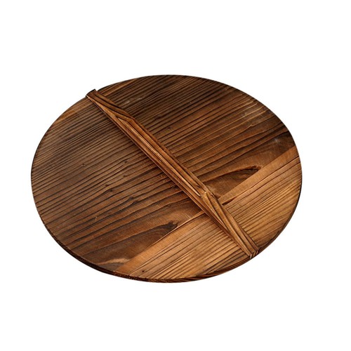 Wok Lightweight Cover Wok Pans Lid Cookware Lids Pan Lid Cover Wood Wok Lid